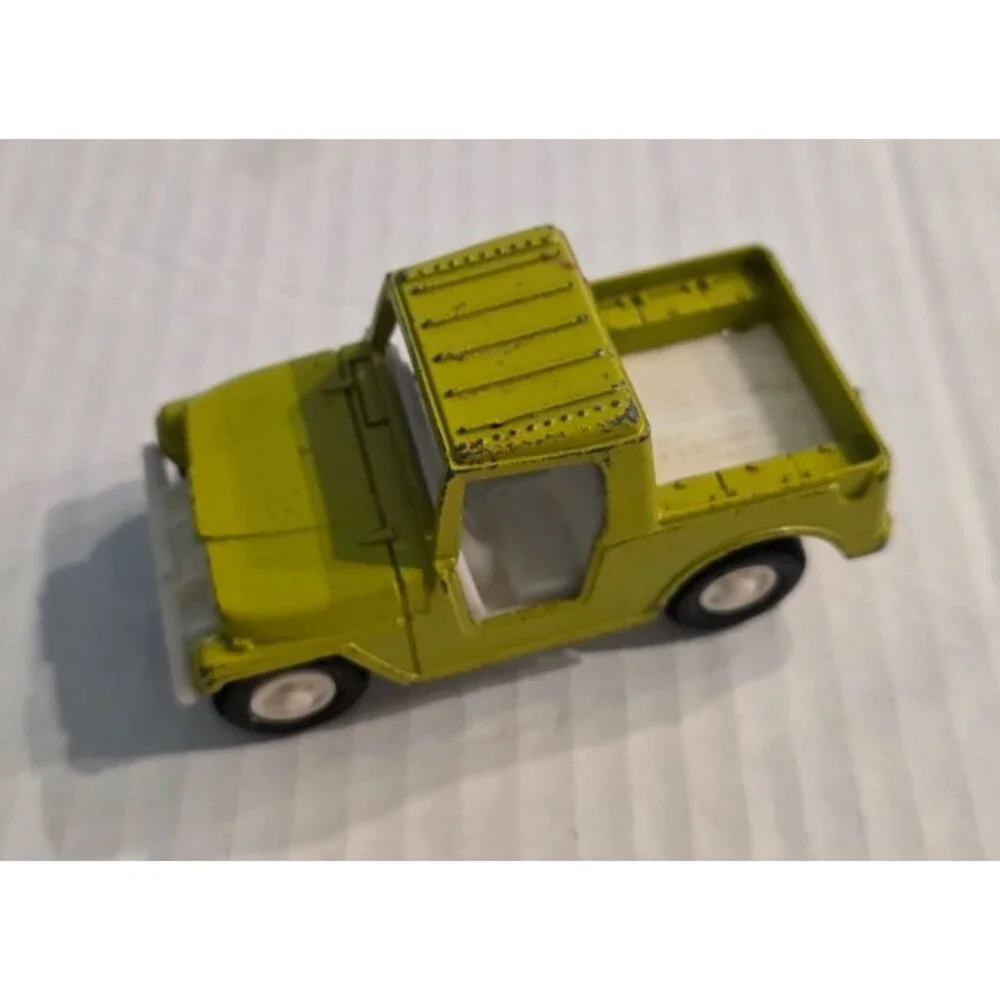 Tootsie Toy Jeep Truck Green Die Cast Metal 1969 Vintage